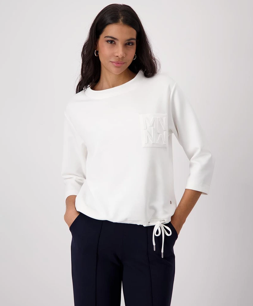 Monari T-shirt Reliëfprint