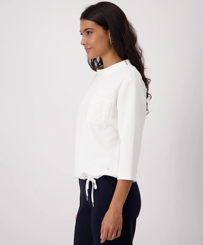 Monari T-shirt Reliëfprint