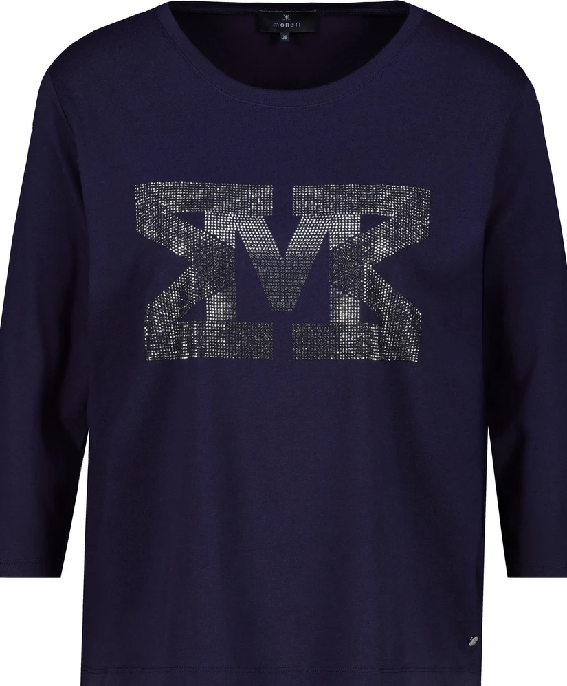 Monari T-shirt Strassteentjes