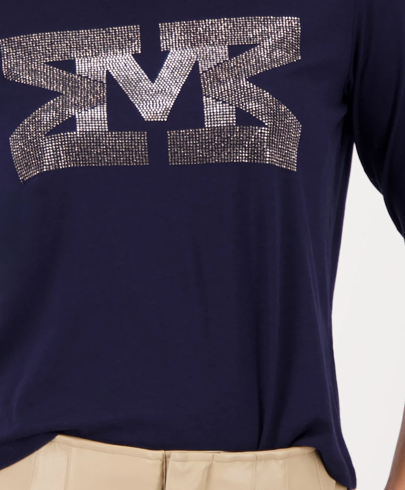 Monari T-shirt Strassteentjes