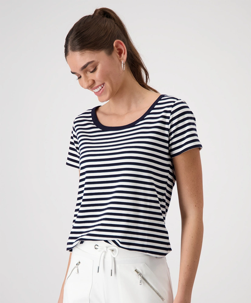 Monari T-shirt Strepen