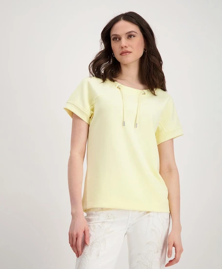 Monari T-shirt Sweat Effen