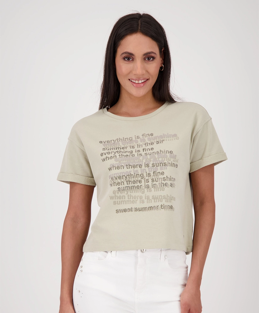 Monari T-shirt Tekst Print