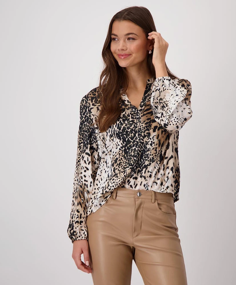 Monari Top Animal Print