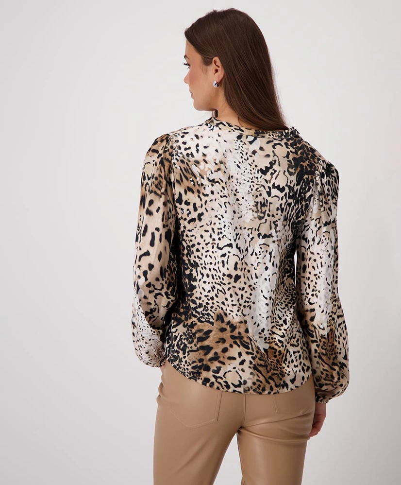 Monari Top Animal Print