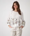 Monari Top Print Flower