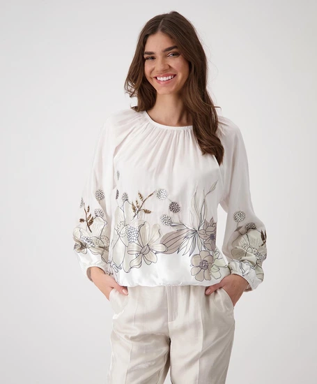 Monari Top Print Flower