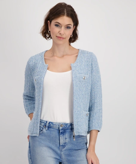 Monari Vest Gebreid