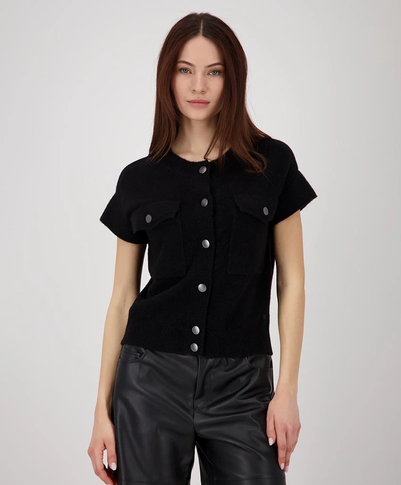 Monari Vest Gebreid