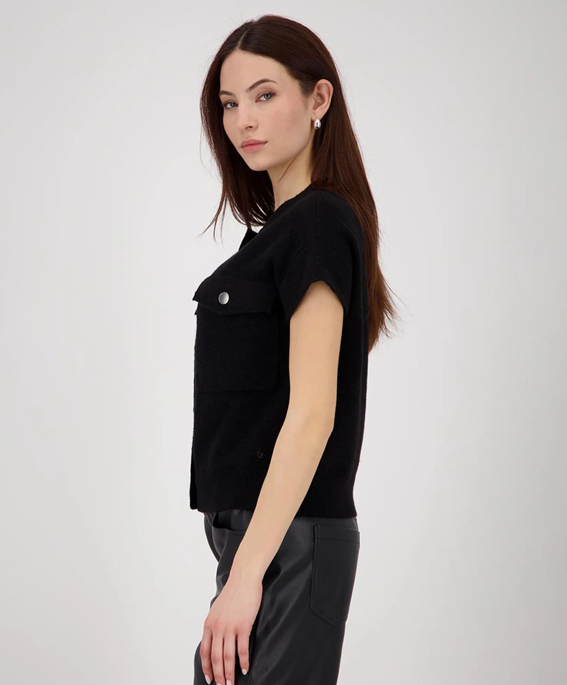 Monari Vest Gebreid