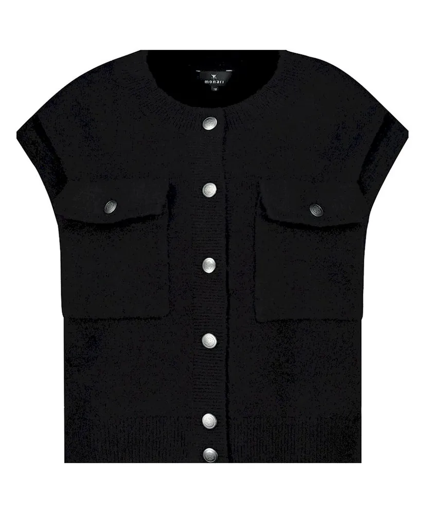 Monari Vest Gebreid