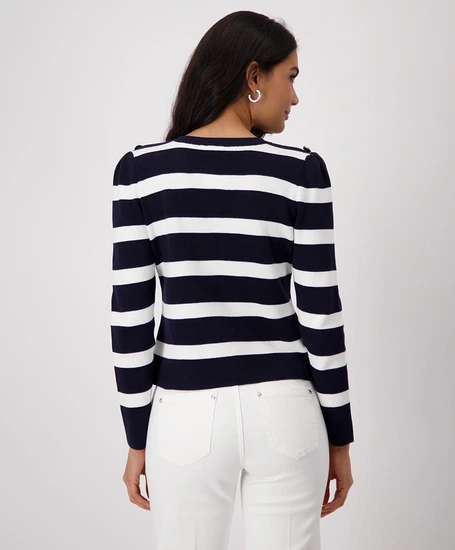 Monari Vest Gestreept