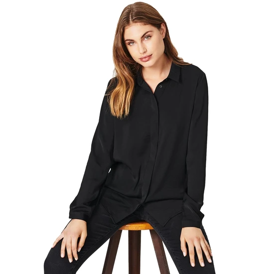 Moss Copenhagen Blouse Blair Polysilk Zwart