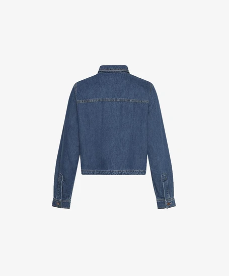 Moss Copenhagen Denim Blouse Adalyn Elena