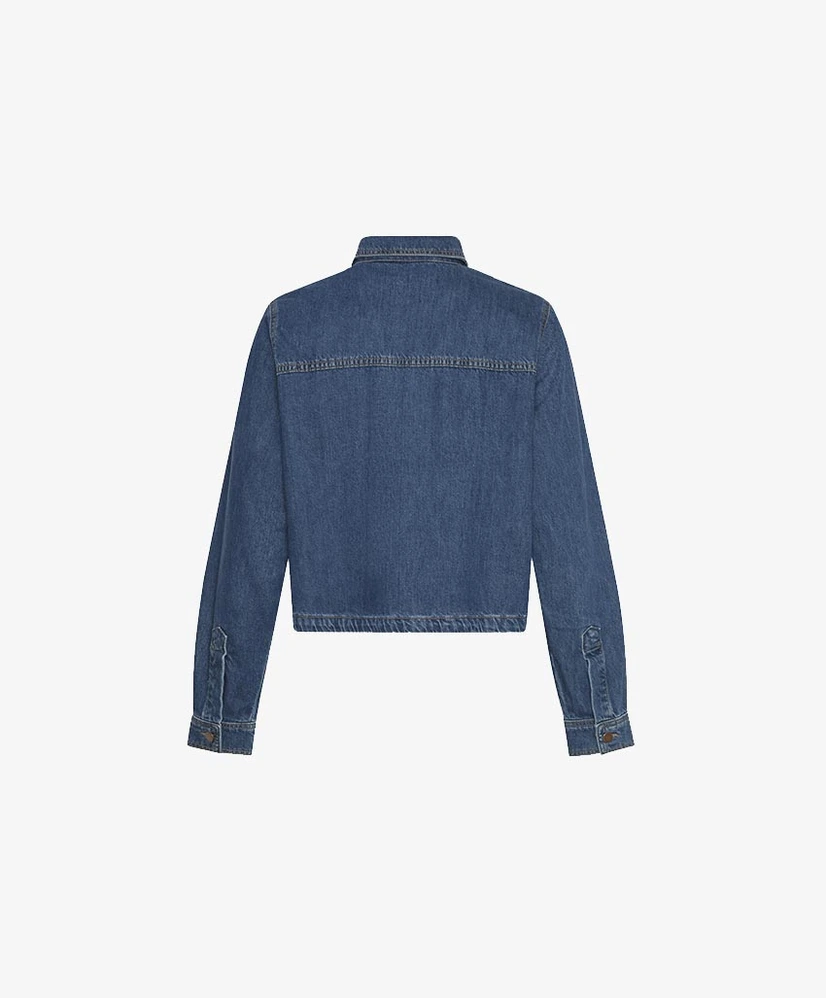 Moss Copenhagen Denim Blouse Adalyn Elena