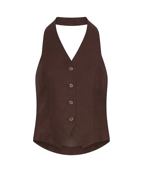 Moss Copenhagen Gilet Haltertop Naira Claritta