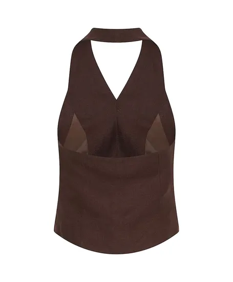 Moss Copenhagen Gilet Haltertop Naira Claritta