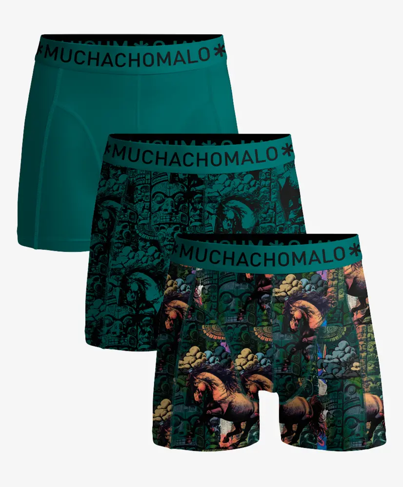 Muchachomalo Boxer Totem Horse 3-Pack