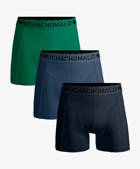 Muchachomalo Boxers Solid 3-pack