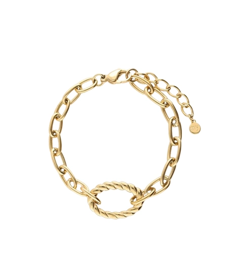 My Jewellery Armband Chain Hammered Oval