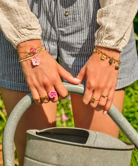 My Jewellery Armband Clover Pink Agate