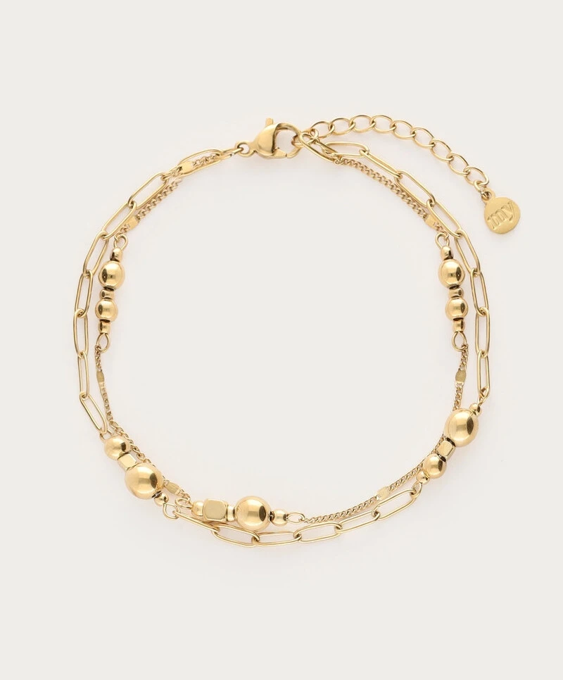 My Jewellery Armband Double Chain Dots