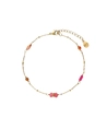 My Jewellery Armband Fine Chain Beads Pink