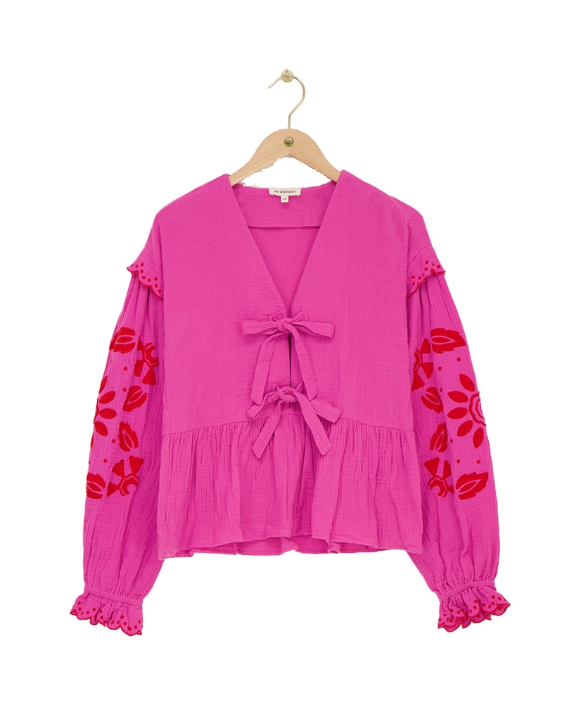My Jewellery Blouse Mousseline Embro