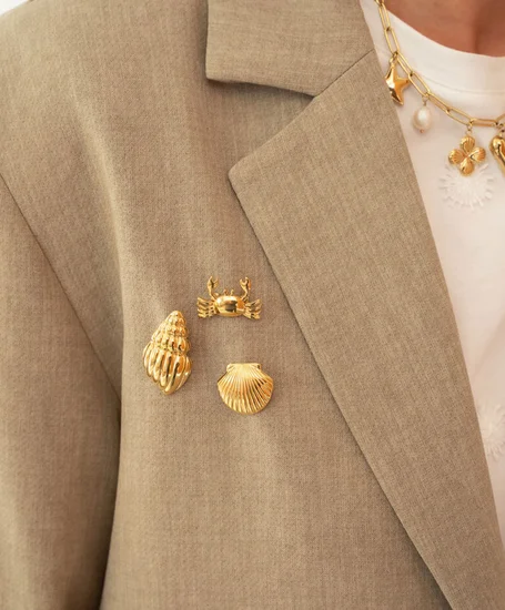 My Jewellery Broche Set Fruits De Mer