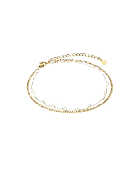 My Jewellery Enkelbandje Chain Pearl