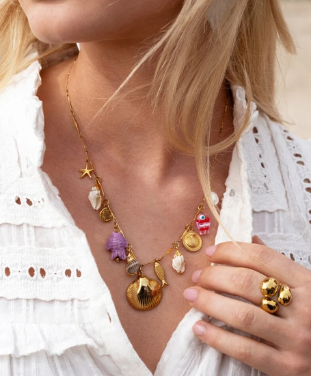 My Jewellery Ketting Charms Fish Shell