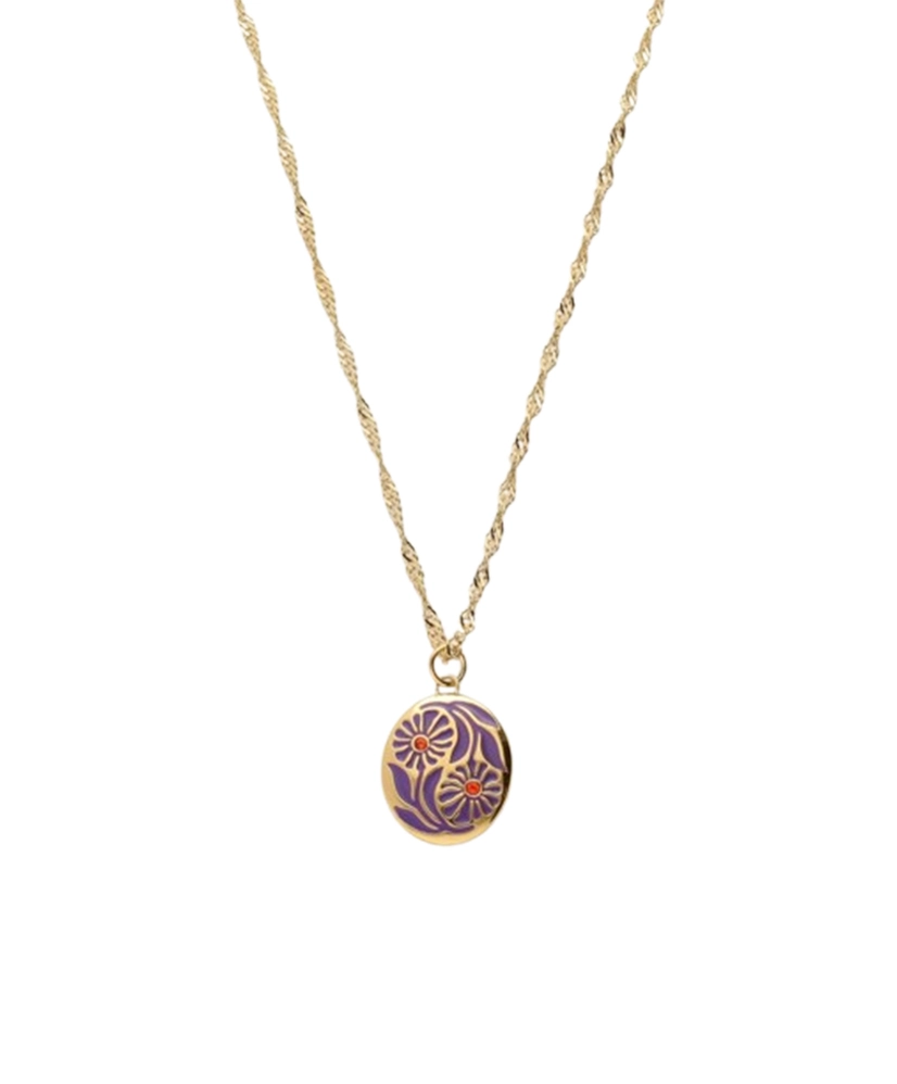 My Jewellery Ketting Coin Flowers