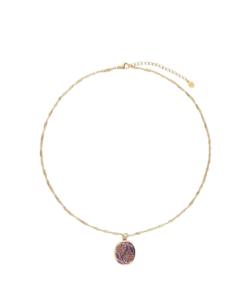 My Jewellery Ketting Coin Flowers