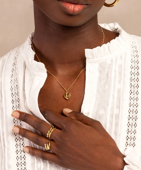 My Jewellery Ketting Heart Geboortesteen April