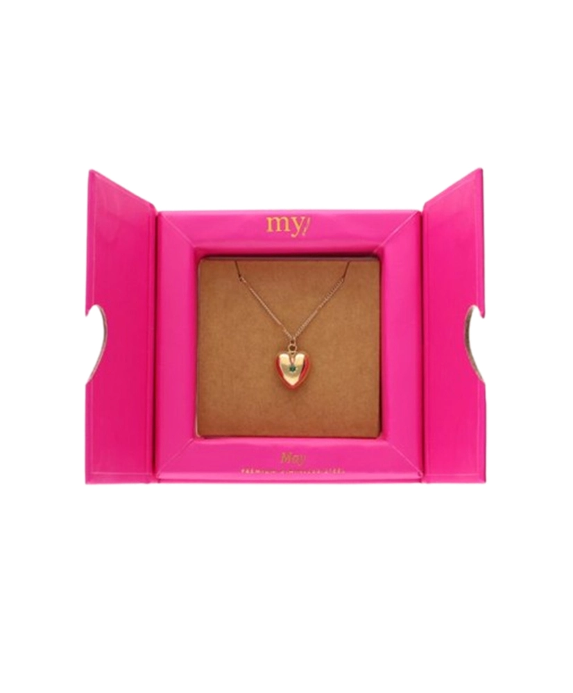 My Jewellery Ketting Heart Geboortesteen Mei