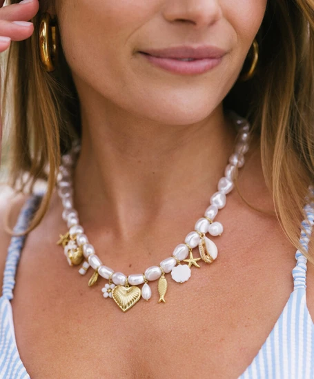 My Jewellery Ketting Medium Pearls Charms