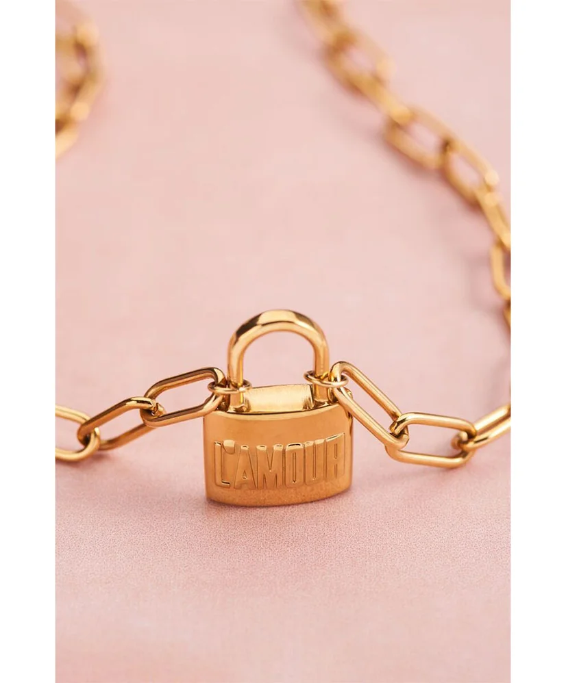 My Jewellery Ketting Schakel Love Lock
