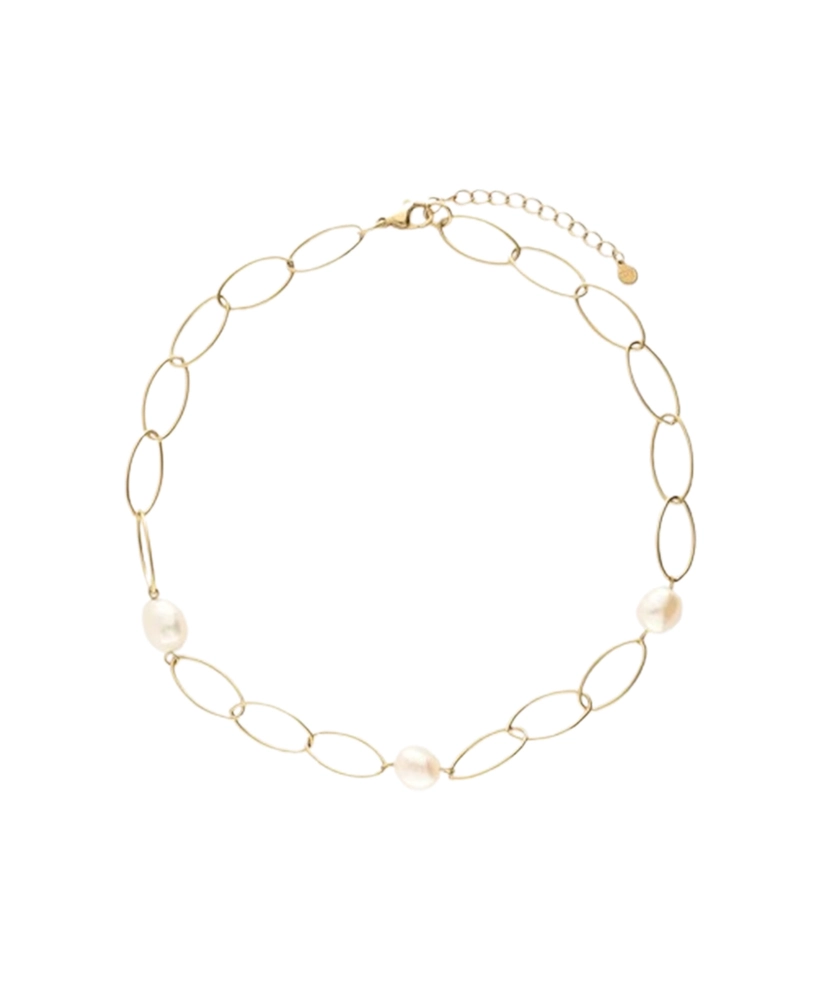 My Jewellery Ketting Schakel Zoetwaterparels