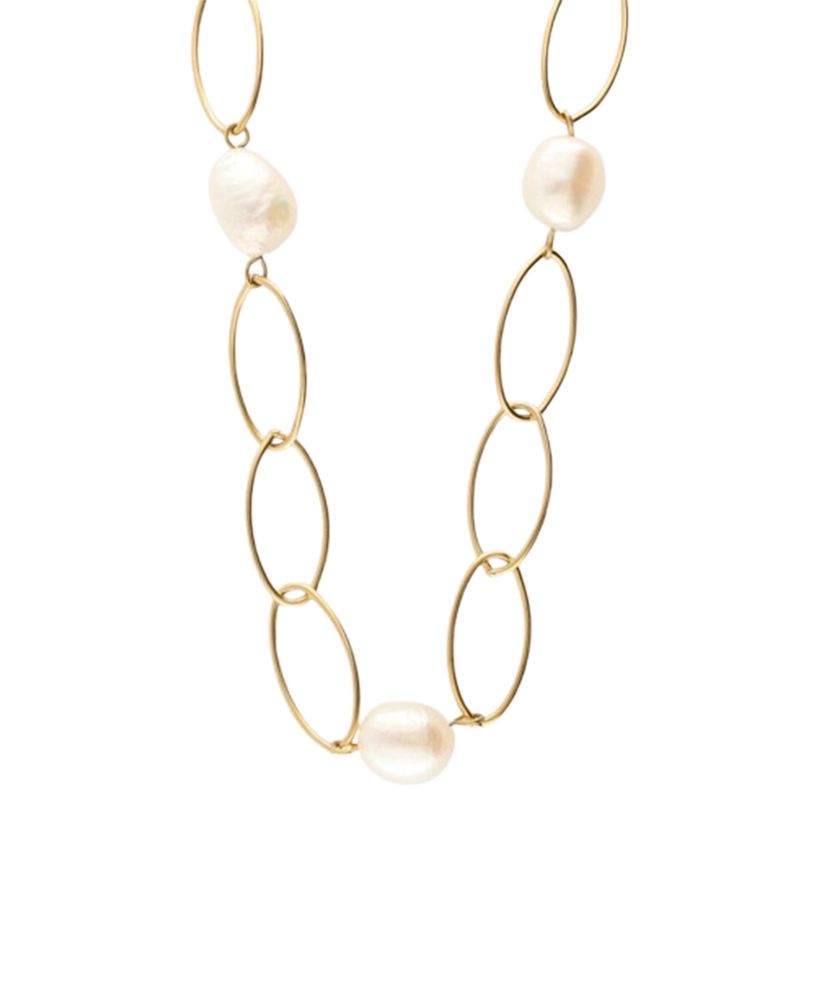 My Jewellery Ketting Schakel Zoetwaterparels