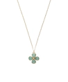 My Jewellery Necklace clover blue amazon