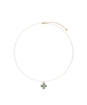 My Jewellery Necklace clover blue amazon