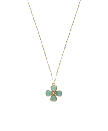My Jewellery Necklace clover blue amazon