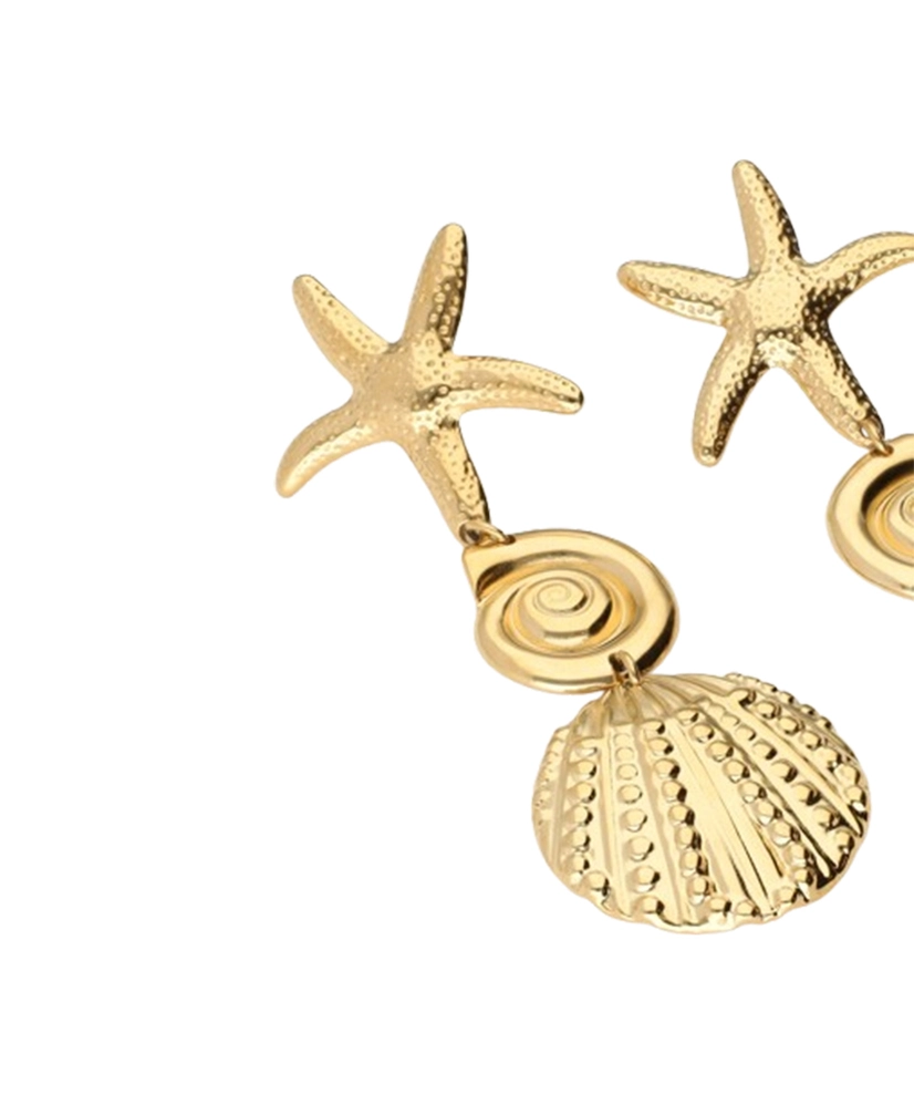 My Jewellery Oorbellen 3 Charms Shell Swirl