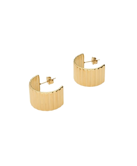 My Jewellery Oorbellen Half Round Horizontal Strip