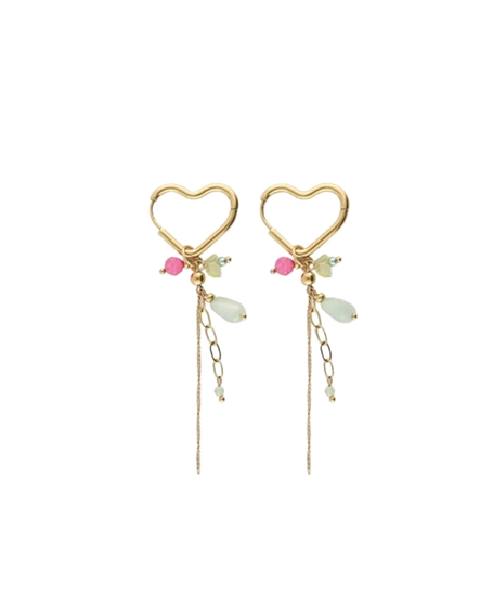 My Jewellery Oorbellen Heart Hoop Beads
