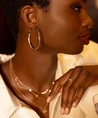 My Jewellery Oorbellen Hoop Big Fine Strass
