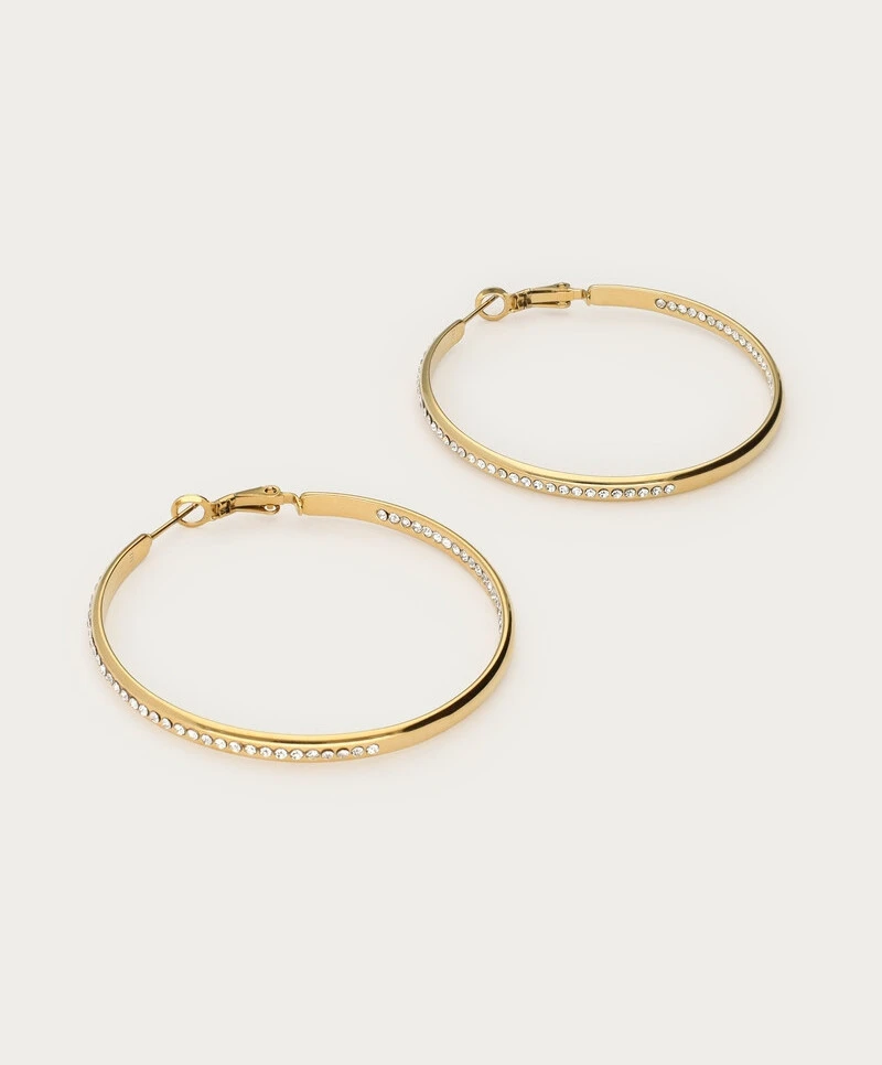 My Jewellery Oorbellen Hoop Big Fine Strass