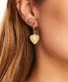My Jewellery Oorbellen Hoop Heart Strass