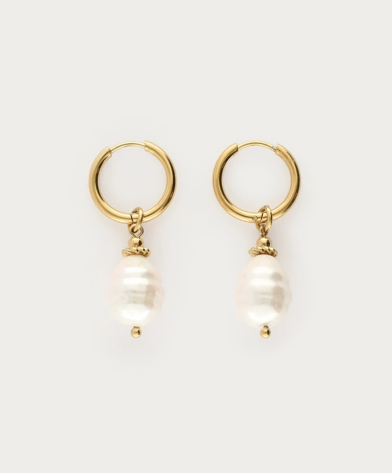 My Jewellery Oorbellen Hoop Pearl