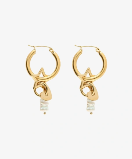 My Jewellery Oorbellen Hoop & Star